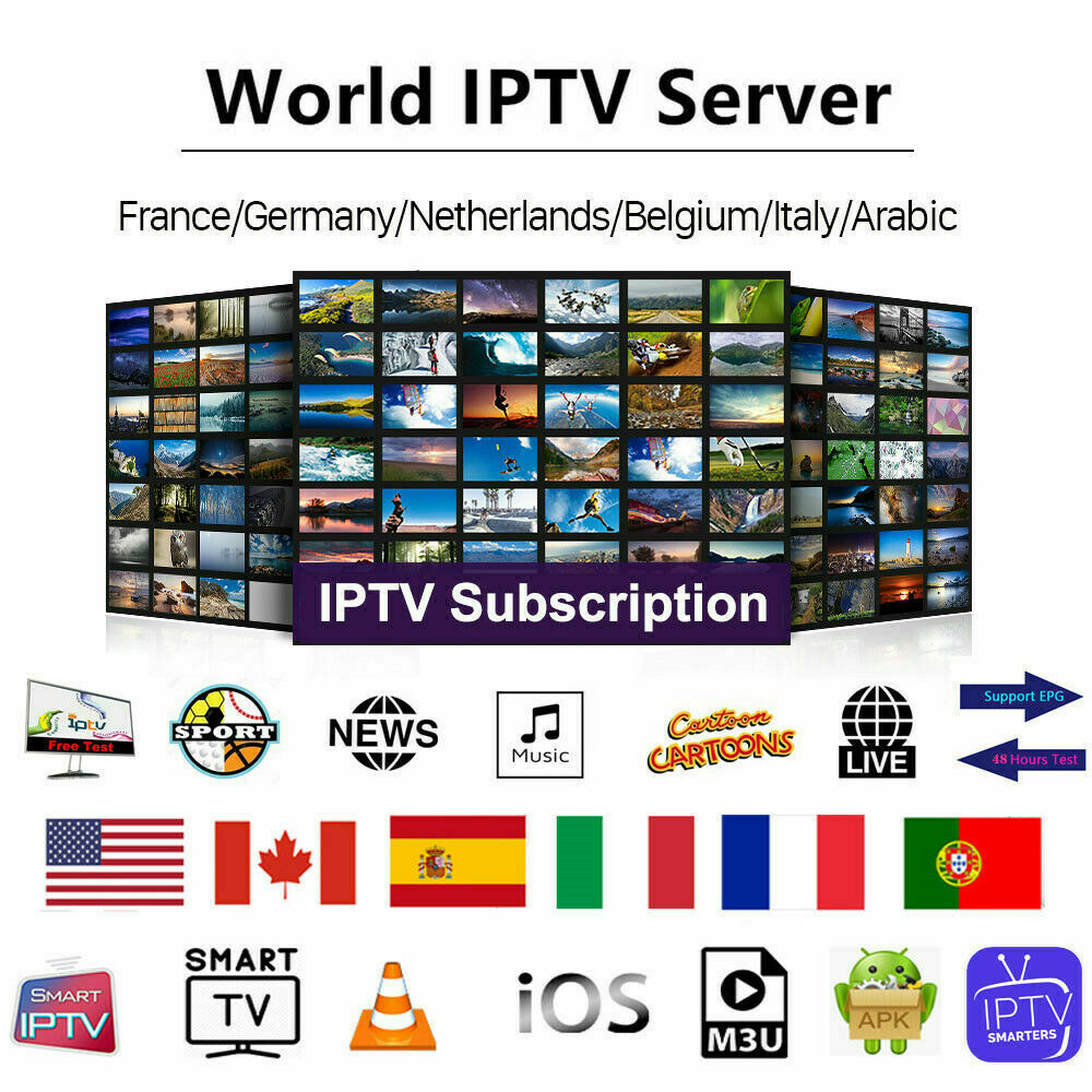 IP✔'TV 12 Months subscription (STB✔FireStick✔M3U✔SMART TV✔ANDROID✔MAG✔4K)