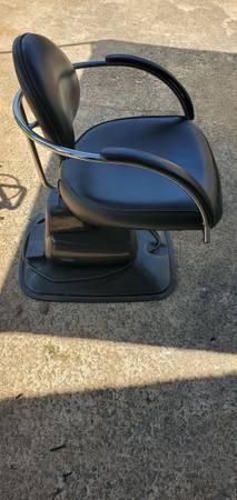 Barber Shop or Beauty Salon Chair Black