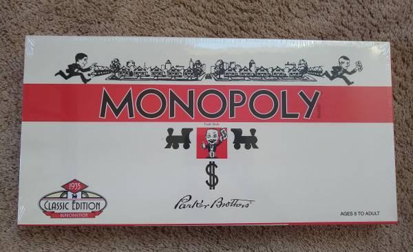 2006 Parker Brothers 1935 Classic Edition MONOPOLY Board Game NEW
