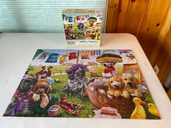 Bits & Pieces (500 Piece) Puzzle - Puppies Playing