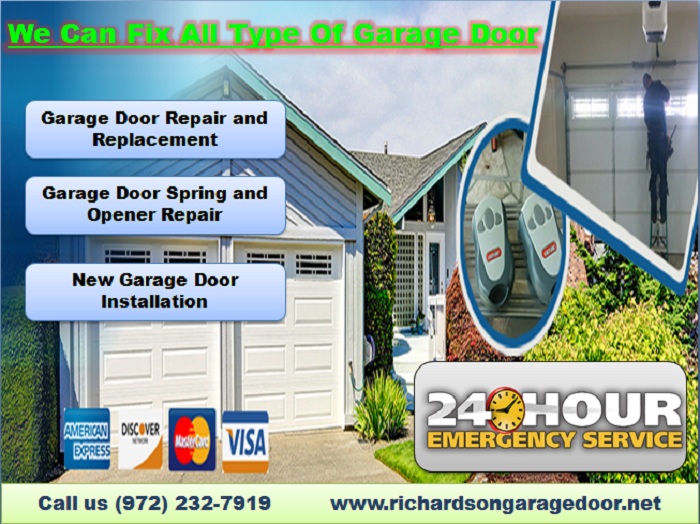 24 Hour | Emergency Garage Door Spring Repair ($25.95) Richardson, 75081 TX