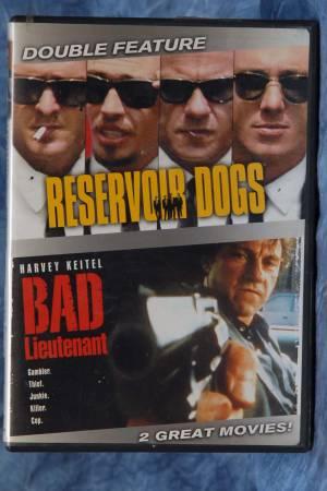 Dbl DVD with Reservoir Dogs & Bad Lieutenant in Excellent Condition