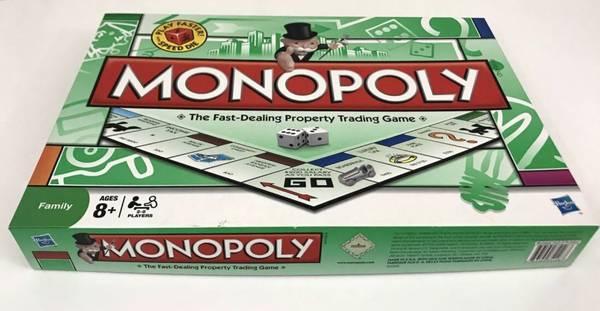 Hasbro Classic Monopoly Board Game Play Faster With Speed Die