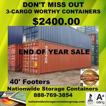 YEAR END CONTAINER EQUIPMENT SHIPPING STORAGE  INDUSTRIAL COMMERCIAL
