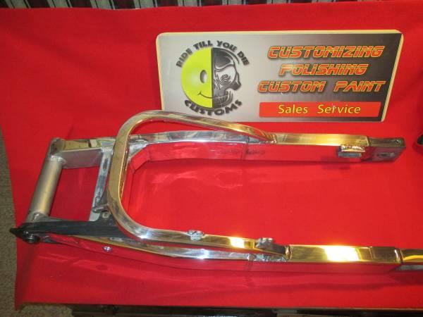 1993-1995 HONDA CBR 900 RR EXTENDED POLISHED SWINGARM 12 INCHES OVER