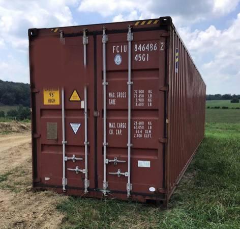 40' High Cube Shipping Container Delivered. Other Sizes Available!