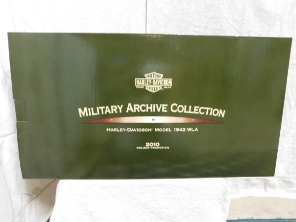 Harley-Davidson Shadow Box Model 1942 WLA Military Archive Collection