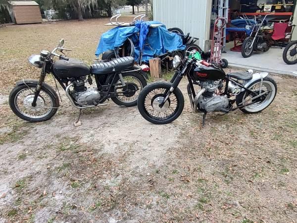 2 1968 TRIUMPH TR6R PROJECTs OR PARTS BIKE
