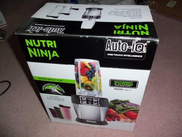 Brand New Nutri Ninja 1000 Watt Auto IQ Blender Extractor BL482