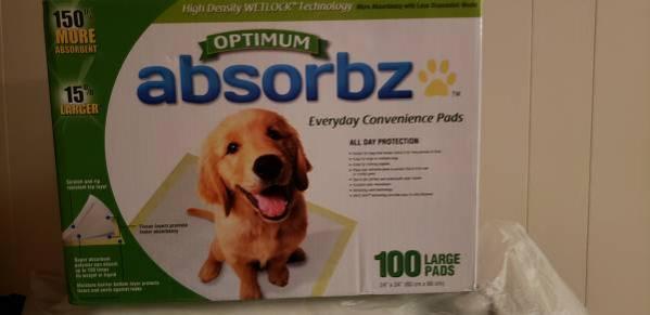 Absorbz dogs pads new, potty training pods puppy