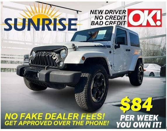 2014 Jeep Wrangler 4WD 2dr Sahara $84 PER WEEK! YOU OWN IT!