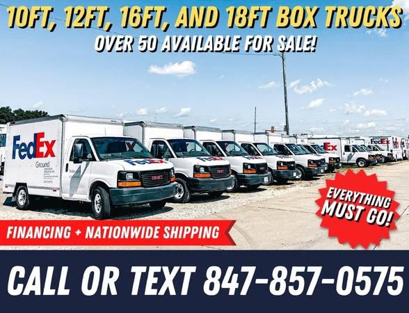FedEx Box Truck Liquidation Sale! - 12ft, 16ft, 18ft, 26ft Trucks