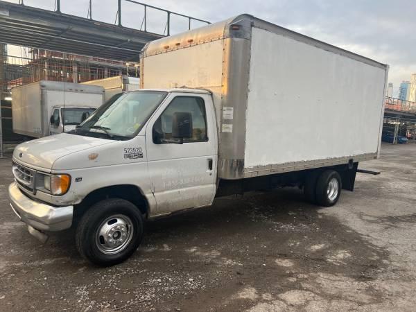 Ford E350 Box Truck 16ft with Dolly Ramp And Tow Hitch