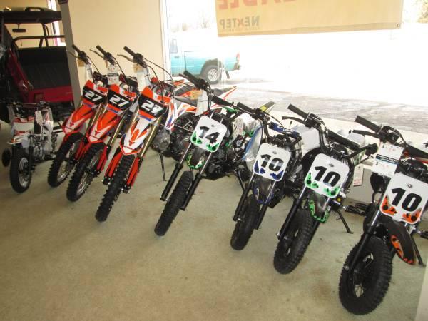 Dirt Bikes On Sale Now! Youth and Full Size! Stop in or Call Today!
