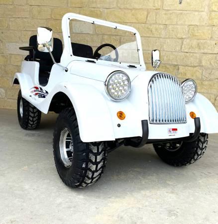 🚨New automatic 150cc Vintage Jeep go kart now in stock!!🚨