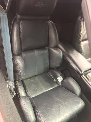 CORVETTE C4 LEATHER SEAT WITH CUSHIONS