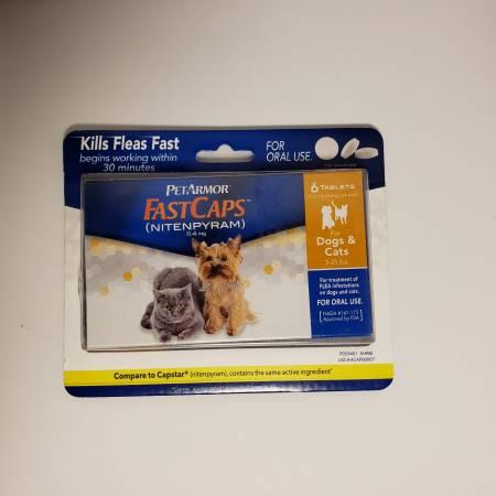 PetArmor FastCaps For Dogs & Cats 2-25 lbs 6 tablets kills fleas fast