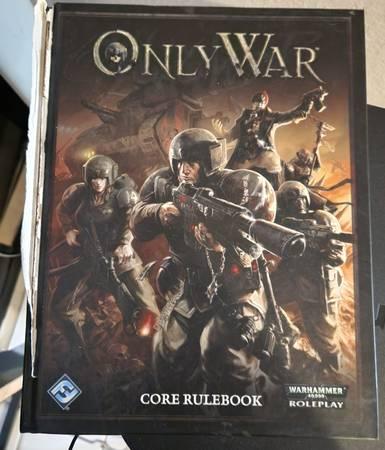 Only War Core Rulebook Warhammer 40,000 Roleplay