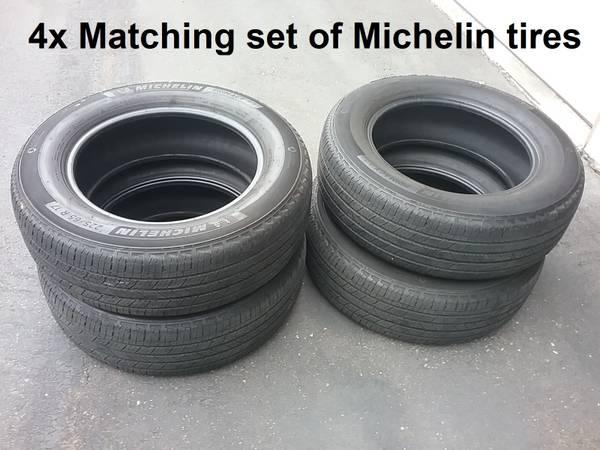 Set of 4 Michelin Primacy A/S 225/65R17 from Rav4 fits CR-V