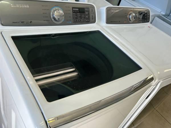 Samsung top load washer and dryer set