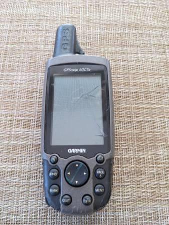Garmin GPSMAP 60CSx handheld GPS working damaged