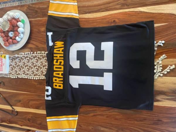 Brand new Pittsburgh Steelers Mitchell & Ness Authentic Terry Bradshaw Jersey. M