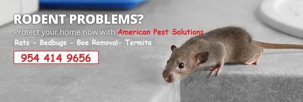 Pest Control. Termite Control. Bed Bugs. Bee Removal. Rodent Control.