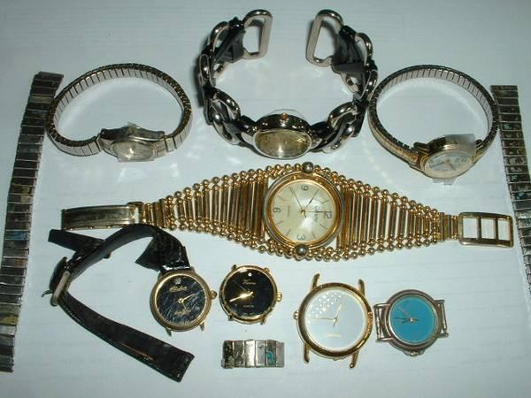 8 BROKEN WATCHES-for crafts-FREE SHIP, PayPal