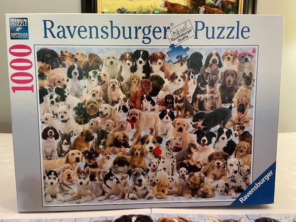 Love Dogs and Puzzles?  1000 Piece Quality Pup Ravensburger Puzzle
