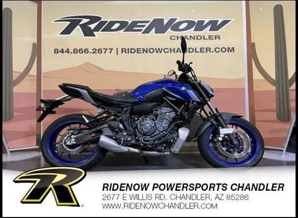Used 2021 Yamaha MT-07 in Blue @ RideNow Powersports
