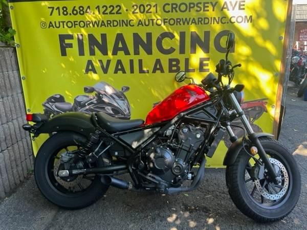 A 2017 HONDA REBEL 500 with only 2,182 Miles SUPER CLEAN-brooklyn
