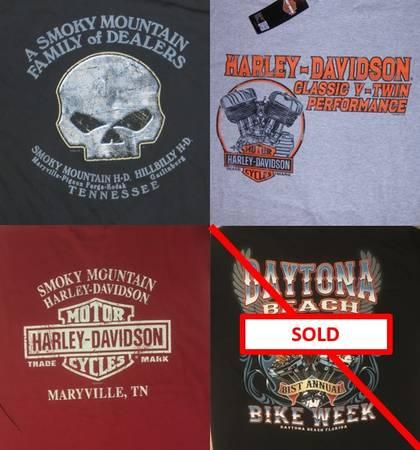 NEW Harley Davidson Motorcycle T-shirts Size Large