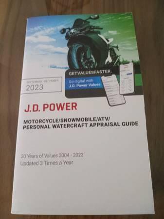 NADA Jd Power motorcycle/ATV powersports value