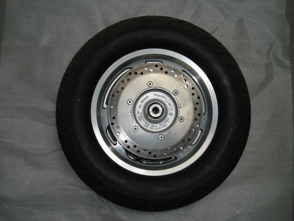 Honda VTX 1300 / VTX 1800 Rear Wheel, Brake Rotor, Drive Spline, Tire.