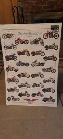 Harley Davidson motorcycle  24 x 36 poster