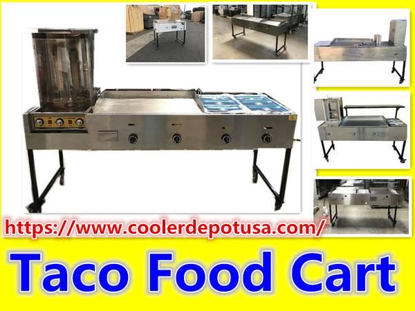 Taco Food Cart Hot dogs Hamburgers Tacos Fries Portable Street snack c
