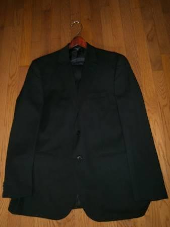 LIKE NEW MENS BLACK Suit Size 42 R