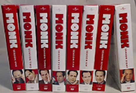 Monk tv show complete series Seasons 1-8 DVD boxed set, Tony Shaloub