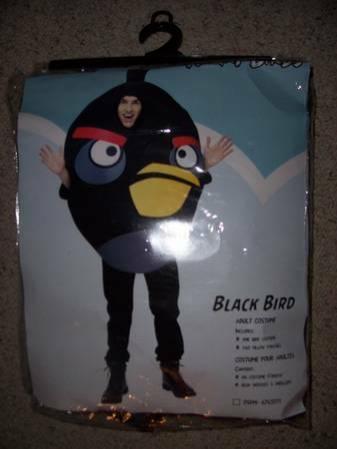 Angry Birds Costumes for Adults - Red and Black - NEW IN BAG