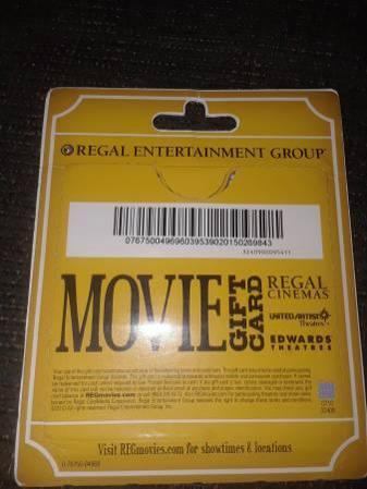 Selling $30 Movie Gift Cards