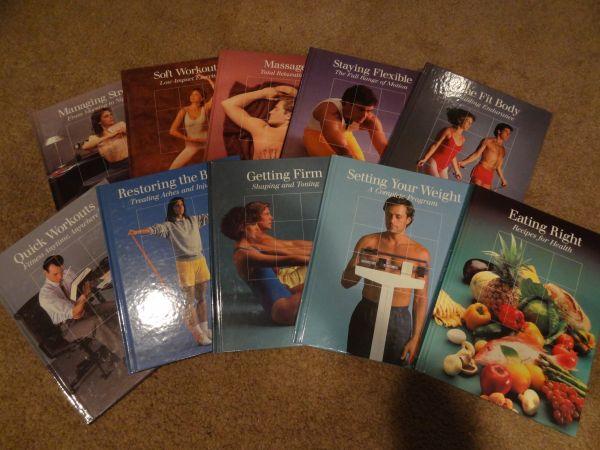 Time-Life Fitness, Health, and Nutrition set of 10 books - Brand New