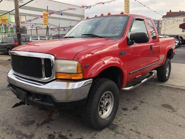 2000 FORD F350 RED SRW SUPER DUTY - WE CAN FINANCE ALL!