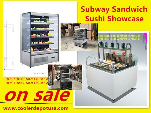 Display Refrigerator Subway Sandwich Sushi Showcase RESTAURANT EQUIPME