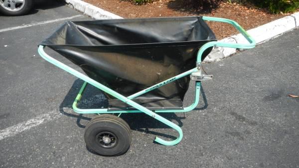 Home Garden Series Fold-A-Cart Folding Wheelbarrow
