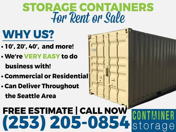 Shipping Storage Cargo Container /Containers 10'20'40'45' Rent or Buy!
