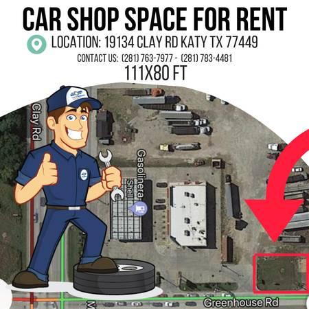 Car Shop Space for Rent