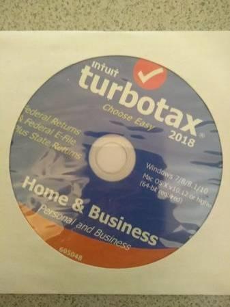 2018 TURBO TAX HOME & BUSINESS