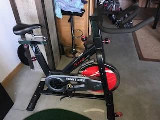 Sunny Health & Fitness SF-B1002 Belt Drive Indoor Cycling Bike, Grey