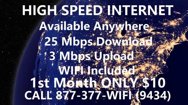 =====> HIGH SPEED INTERNET Available Anywhere ( Includes WIFI )