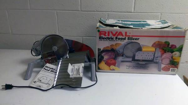Rival Electric Food Slicer - Used 1 time